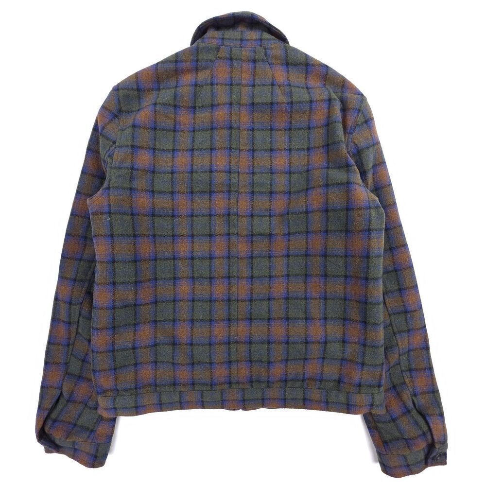NEW ASOS Design Wool Plaid Tailored Chore Jacket Old Money Minimal Quiet Luxury - Picture 6 of 8